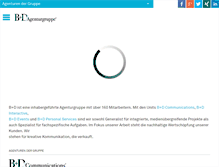 Tablet Screenshot of bplusd.de